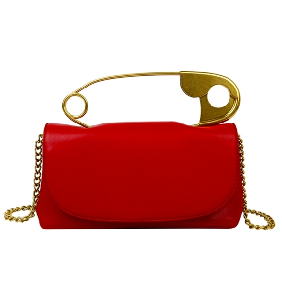Colour Harmony Boutique Handbags - "Fastener" Faux Leather Handbag Crossbody Women Designer Statement Purse